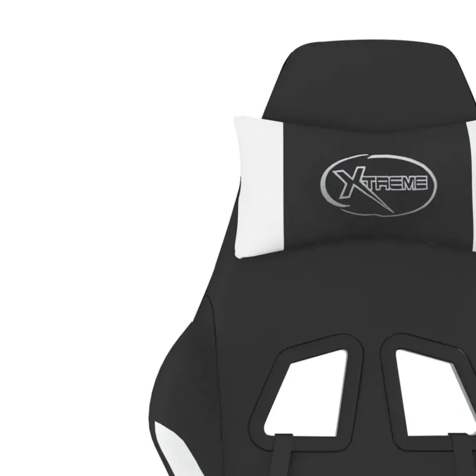 vidaXL - Gamingstoel - Wit - Stof