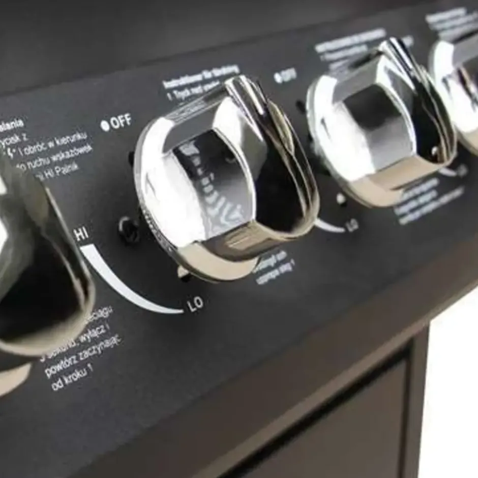 vidaXL - Gas Barbecue - Zwart - Roestvrij staal