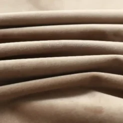 vidaXL - Gordijn - Beige - Fluweel