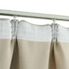 vidaXL - Gordijn - Beige - Stof - 140 x 245 cm