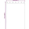 vidaXL Gordijnen met lussen - Verduisterend - Zwart Fluweel - 140x175 cm - 2 St.
