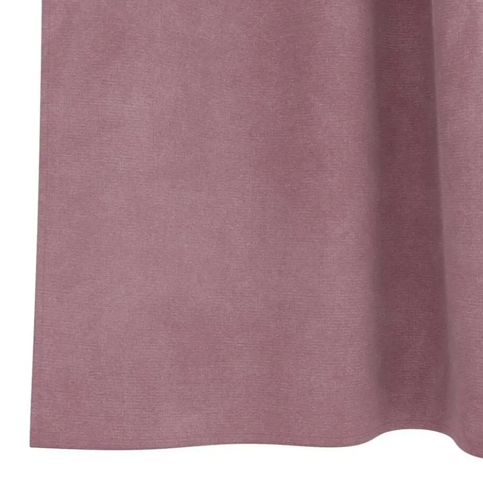 vidaXL Gordijnen met lussen - Verduisterend - Donkerroze - 140x245 cm - 2 St.