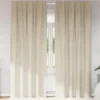 vidaXL Gordijnen met lussen - Verduisterend - Crème Fluweel - 140x260 cm - 2 St.