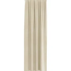 vidaXL Gordijnen met lussen - Verduisterend - Crème Fluweel - 140x260 cm - 2 St.