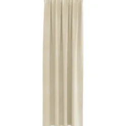 vidaXL Gordijnen met lussen - Verduisterend - Crème Fluweel - 140x225 cm - 2 St.