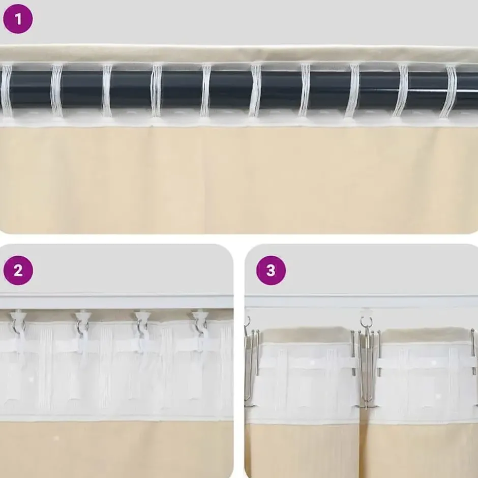 vidaXL Gordijnen met lussen - Verduisterend - Crème Fluweel - 140x225 cm - 2 St.