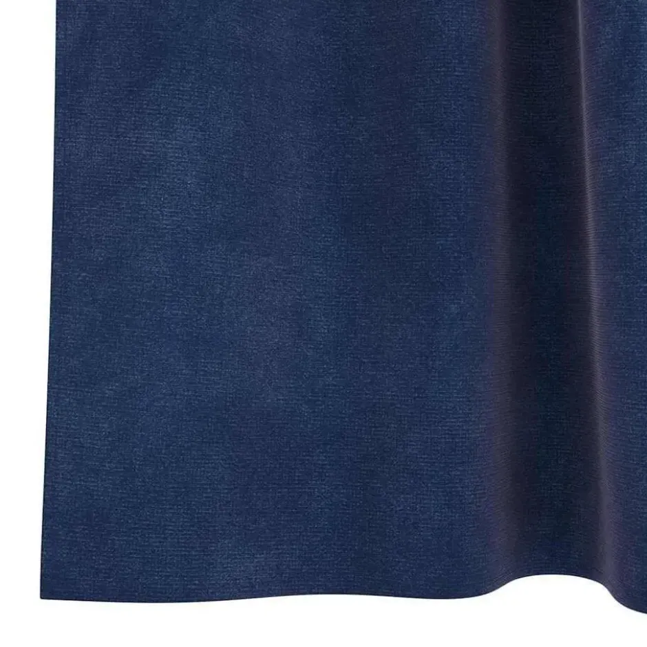 vidaXL Gordijnen met lussen - Verduisterend - Donkerblauw - 140x260 cm - 2 St.