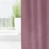 vidaXL Gordijnen met ringen - Donkerroze - 140x225 cm - Fluweel - 2 Stuks