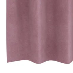 vidaXL Gordijnen met ringen - Donkerroze - 140x225 cm - Fluweel - 2 Stuks