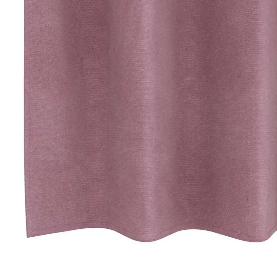 vidaXL Gordijnen met ringen - Donkerroze - 140x225 cm - Fluweel - 2 Stuks