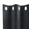 vidaXL Gordijnen met ringen - Donkerroze - 140x140 cm - Fluweel - 2 Stuks