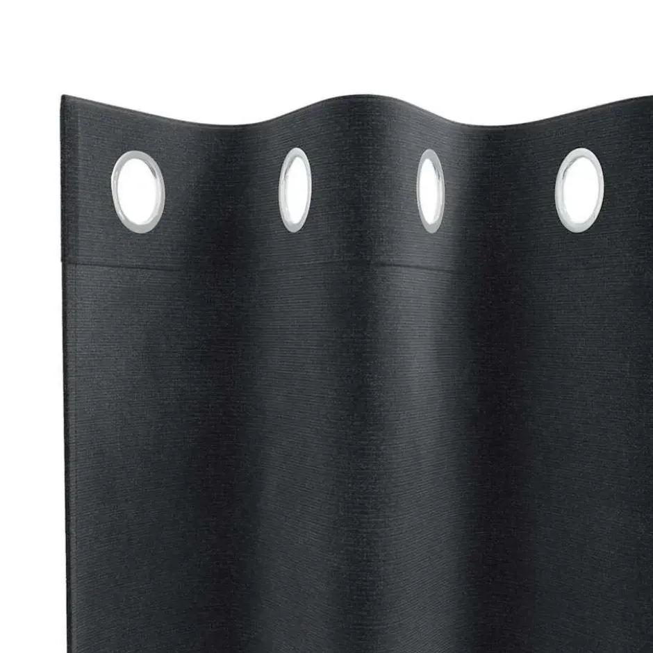 vidaXL Gordijnen met ringen - Donkerroze - 140x140 cm - Fluweel - 2 Stuks