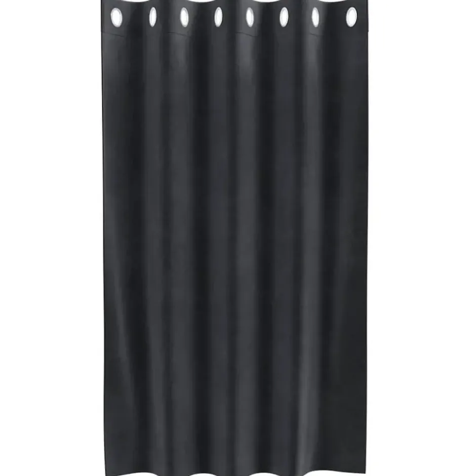 vidaXL Gordijnen met ringen - Donkerroze - 140x140 cm - Fluweel - 2 Stuks