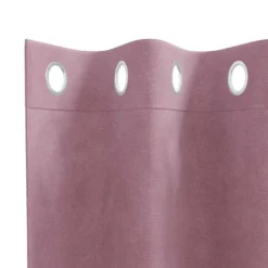 vidaXL Gordijnen met ringen - Donkerroze - 140x175 cm - Fluweel - 2 Stuks