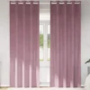 vidaXL Gordijnen met ringen - Donkerroze - 140x245 cm - Fluweel - 2 Stuks