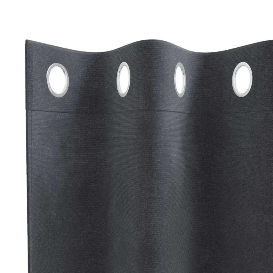 vidaXL Gordijnen met ringen - Lichtgrijs - 140x225 cm - Fluweel - 2 Stuks