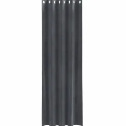 vidaXL Gordijnen met ringen verduisterend - Lichtgrijs - 140x245 cm - 2 St.