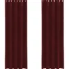 vidaXL Gordijnen met ringen - Wijnrood - 140x225 cm - Fluweel - 2 Stuks