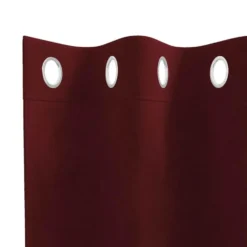 vidaXL Gordijnen met ringen - Wijnrood - 140x225 cm - Fluweel - 2 Stuks