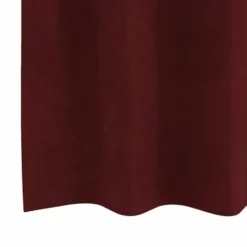 vidaXL Gordijnen met ringen - Wijnrood - 140x225 cm - Fluweel - 2 Stuks