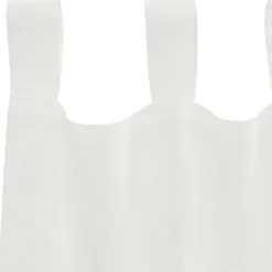 vidaXL Gordijnen van voile met lussen - Wit - 140x225 cm - Stof - 2 Stuks
