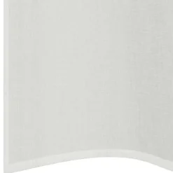 vidaXL Gordijnen van voile met ringen - Wit - 140x140 cm - Stof - 2 Stuks