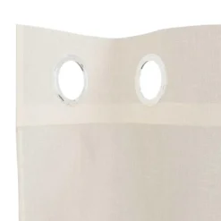 vidaXL Gordijnen van voile met ringen - Crème - 140x245 cm - Stof - 2 Stuks