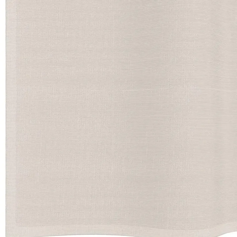 vidaXL Gordijnen van voile met ringen - Wit - 140x260 cm - Stof - 2 Stuks