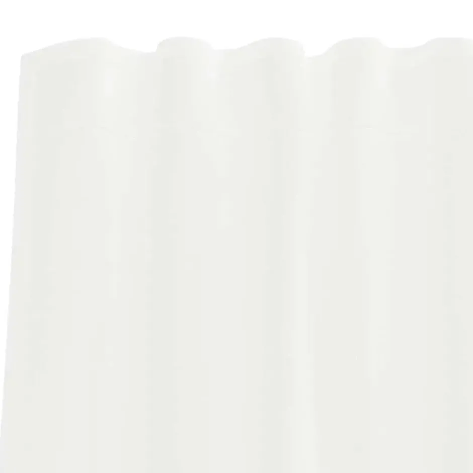 vidaXL Gordijnen van voile met roedezakken - Wit - 140x260 cm - Stof - 2 Stuks