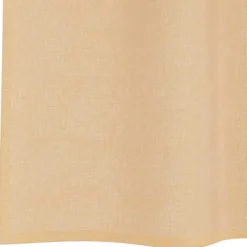 vidaXL Gordijnen van voile met ringen - Zand - 140x245 cm - Stof - 2 Stuks
