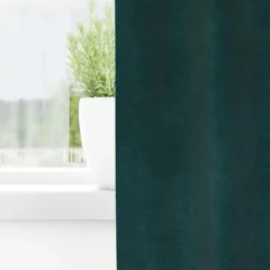 vidaXL Gordijnen - Verduisterend - 140x260 cm - Donkergroen - Fluweel - 2 Stuks