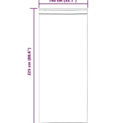 vidaXL Gordijnen - Verduisterend - Donkerroze - 140x225 cm - Fluweel - 2 Stuks