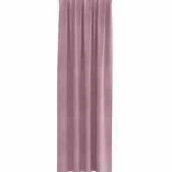 vidaXL Gordijnen - Verduisterend - Donkerroze - 140x245 cm - Fluweel - 2 Stuks