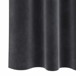 vidaXL Gordijnen - Verduisterend - Donkergrijs - 140x225 cm - Fluweel - 2 Stuks