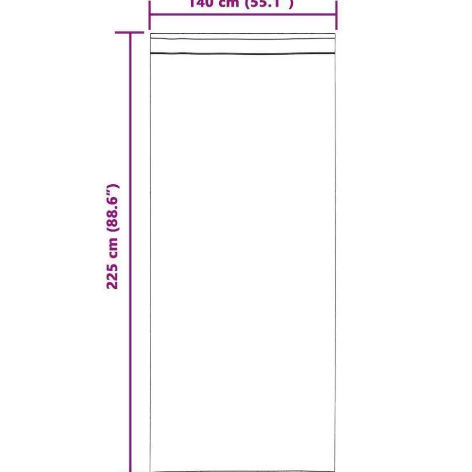 vidaXL Gordijnen - Verduisterend - Donkergrijs - 140x225 cm - Fluweel - 2 Stuks