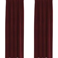 vidaXL Gordijnen - Verduisterend - Wijnrood - 140x260 cm - Fluweel - 2 Stuks