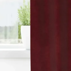 vidaXL Gordijnen - Verduisterend - Wijnrood - 140x260 cm - Fluweel - 2 Stuks