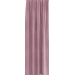 vidaXL Gordijnen - Verduisterend - Donkerroze - 140x260 cm - Fluweel - 2 Stuks