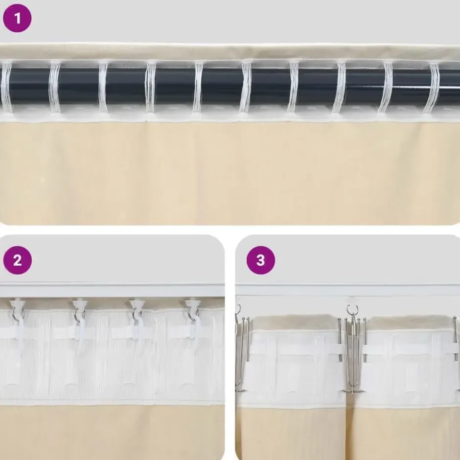vidaXL Gordijnen - Verduisterend - Donkerroze - 140x260 cm - Fluweel - 2 Stuks