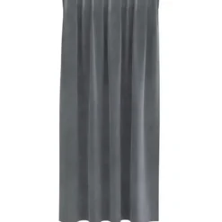 vidaXL Gordijnen - Verduisterend - Lichtgrijs Fluweel - 140x175 cm - 2 St.