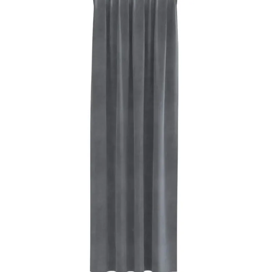 vidaXL Gordijnen - Verduisterend - Lichtgrijs - 140x260 cm - Fluweel - 2 Stuks