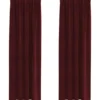 vidaXL Gordijnen - Verduisterend - Wijnrood - 140x245 cm - Fluweel - 2 Stuks
