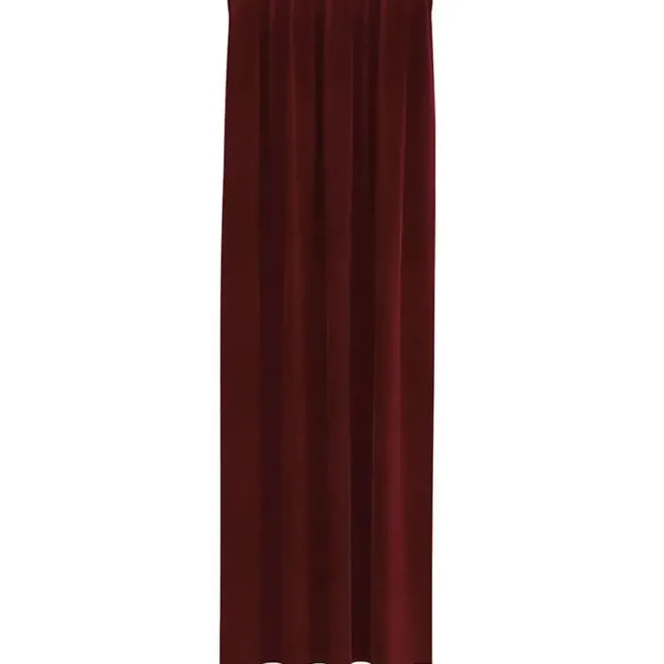 vidaXL Gordijnen - Verduisterend - Wijnrood - 140x245 cm - Fluweel - 2 Stuks