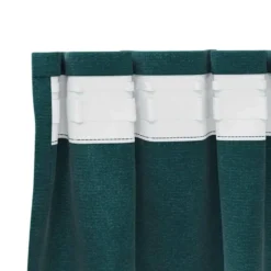 vidaXL Gordijnen - Verduisterend - 140x225 cm - Donkergroen - Fluweel - 2 Stuks