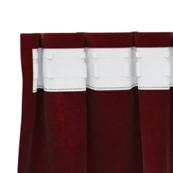 vidaXL Gordijnen - Verduisterend - Wijnrood - 140x225 cm - Fluweel - 2 Stuks