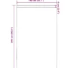 vidaXL - Gordijnen voile met roedezakken 2 st roze vitrage pure gordijn
