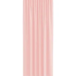 vidaXL - Gordijnen voile met roedezakken 2 st roze vitrage pure gordijn