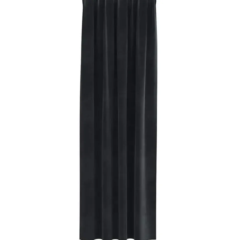 vidaXL Gordijne - Verduisterend - Zwart - 140x225 cm - Fluweel - 2 Stuks
