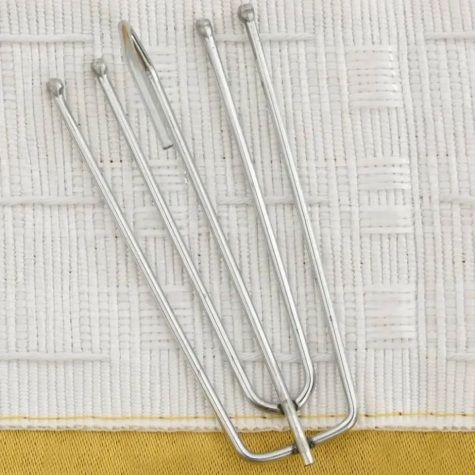 vidaXL - Gordijn - Geel - Stof - 140 x 245 cm - 2 stuks