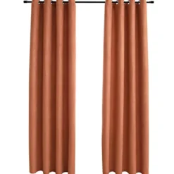 vidaXL - Gordijn - Taupe - Stof